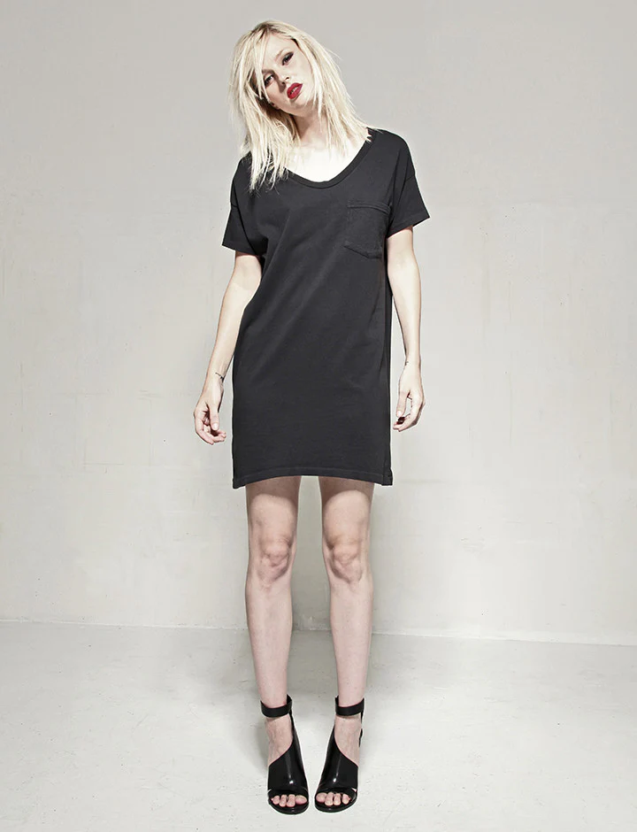 #60 Tee Dress, Vintage Navy - Image 4
