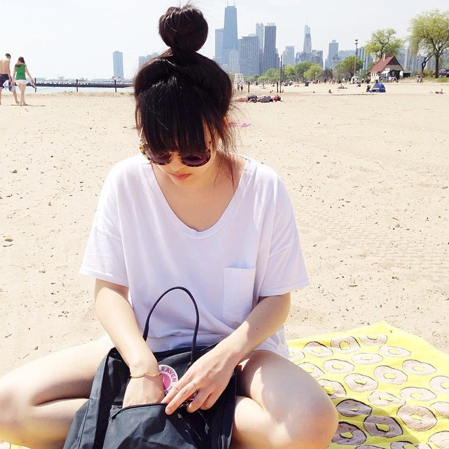 #61 Short Sleeve Tee, Camel Wash - Image 8