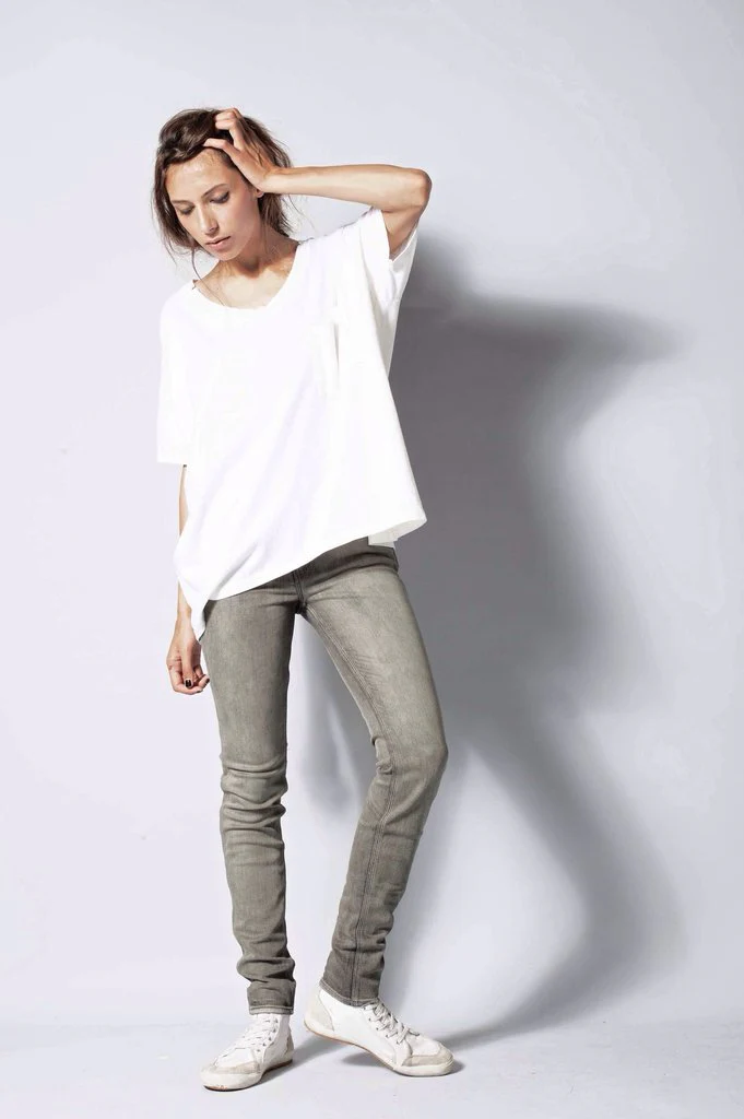 #61 Short Sleeve Tee, Indigo Wash - Image 4