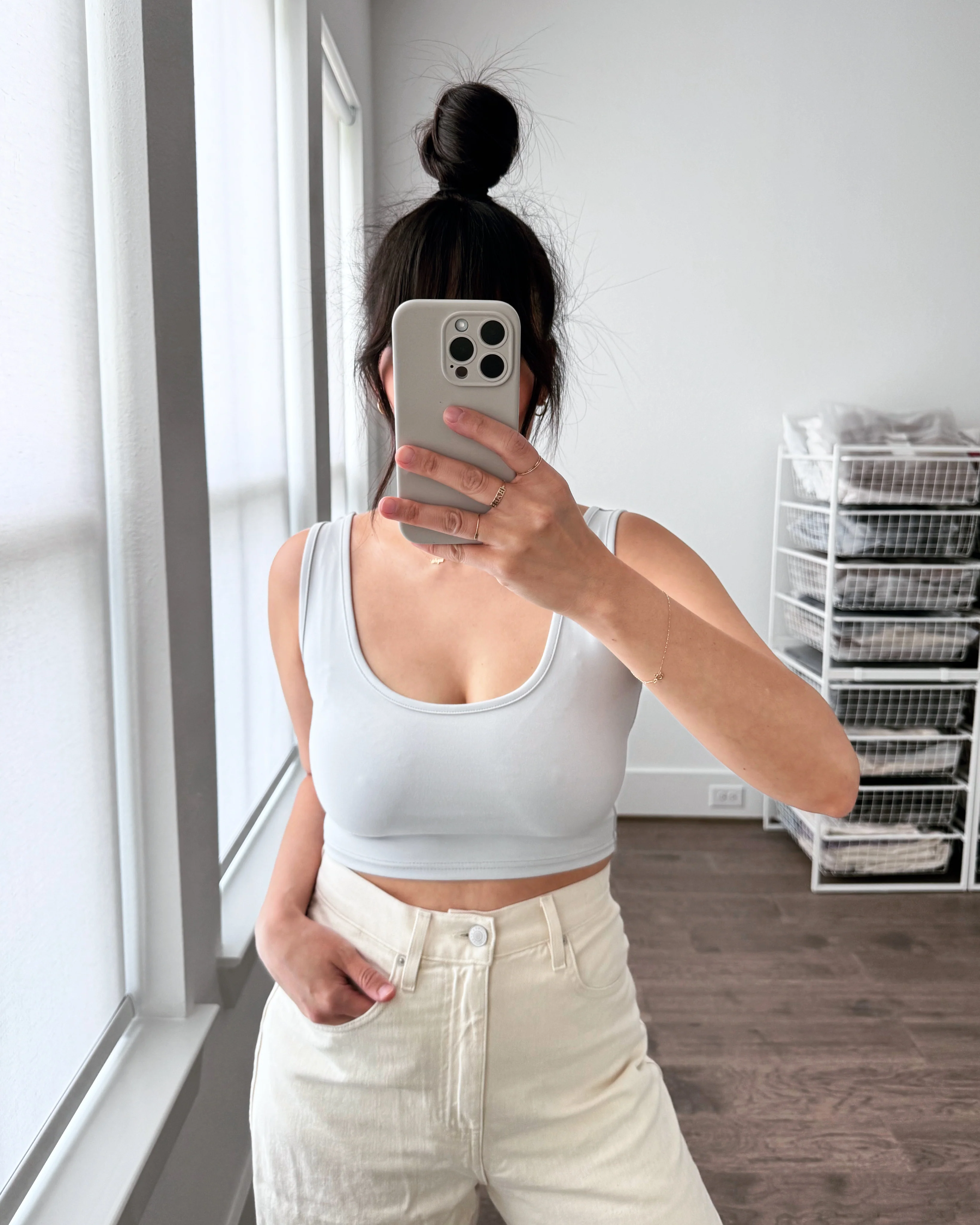 90's Baggy Jean, Natural - Image 8