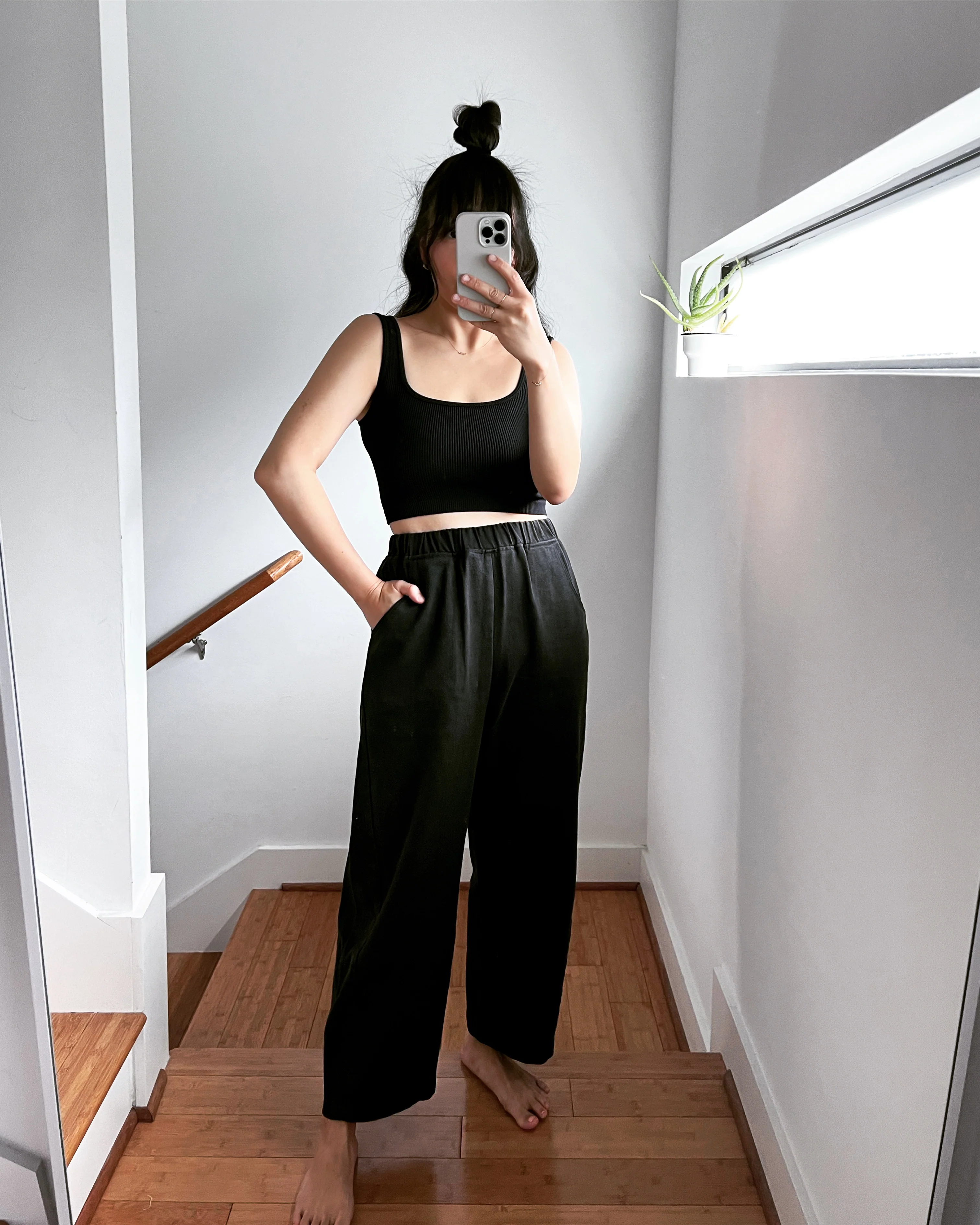 Arc Pants, Black Canvas - Image 14