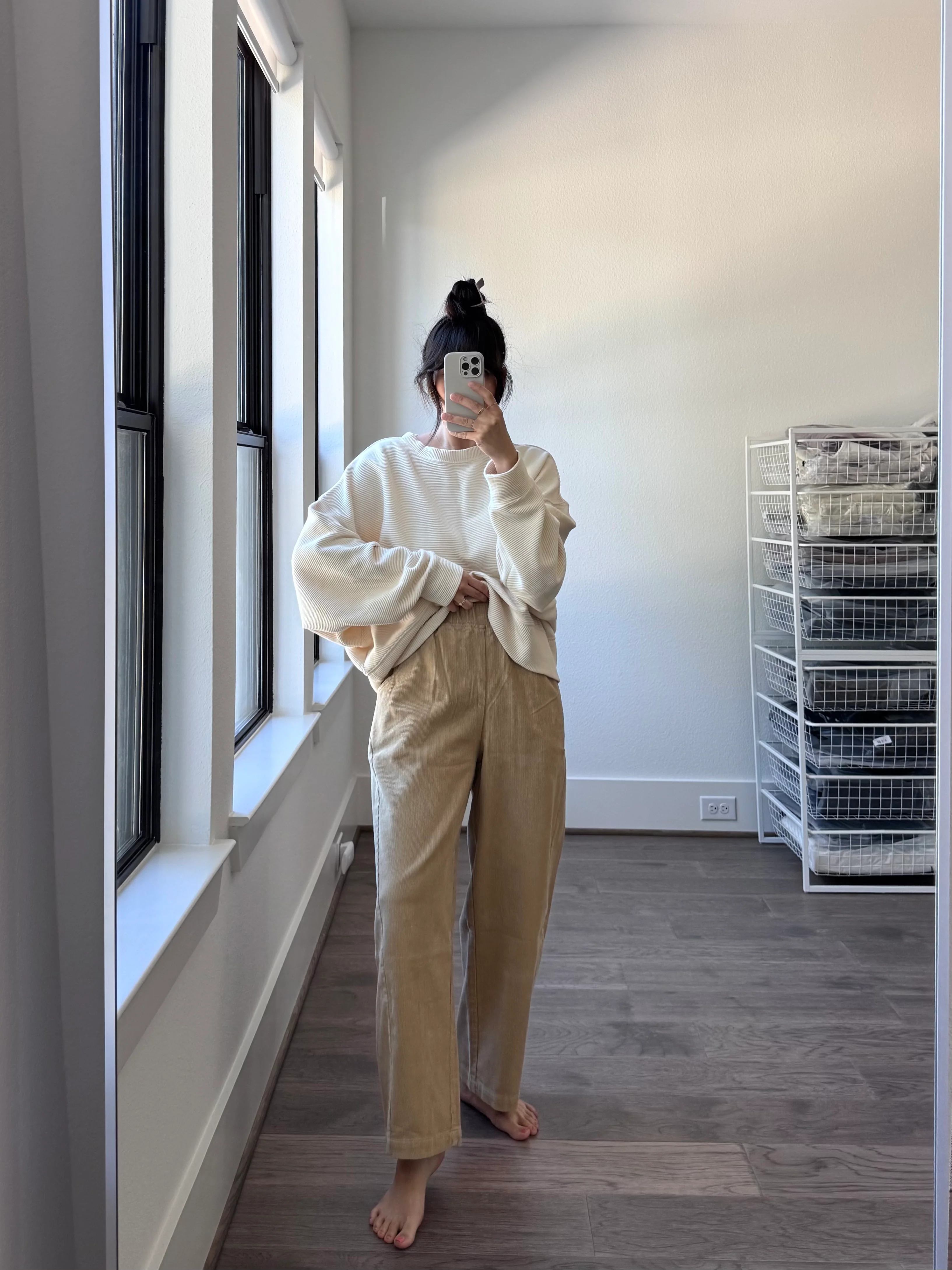 Corduroy Arc Pants, Flame - Image 5