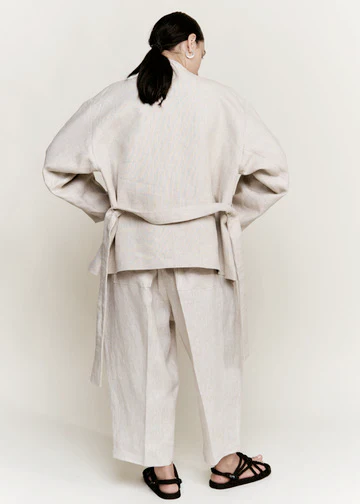 Easy Pant, Oatmeal Melange Linen - Image 10