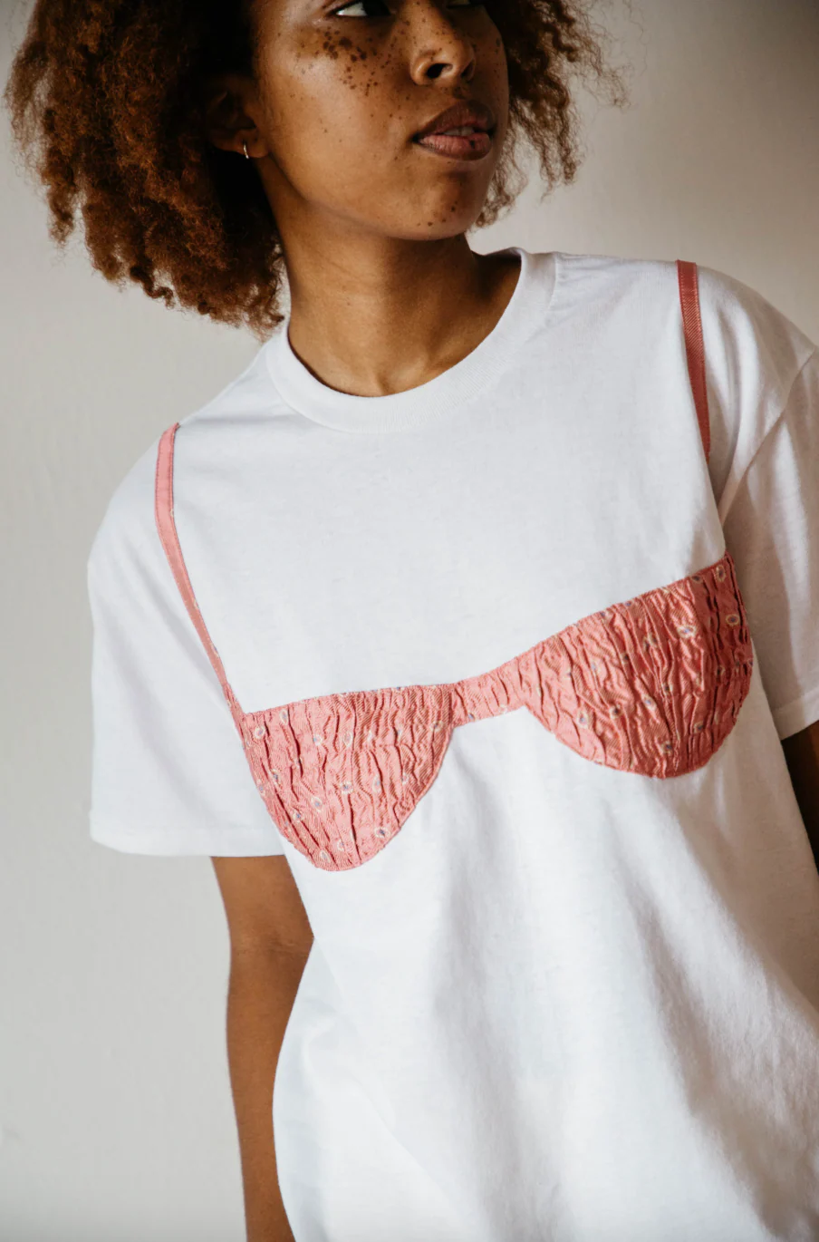 Florida Woman Appliqué T, White/Pink Paisley - Image 5