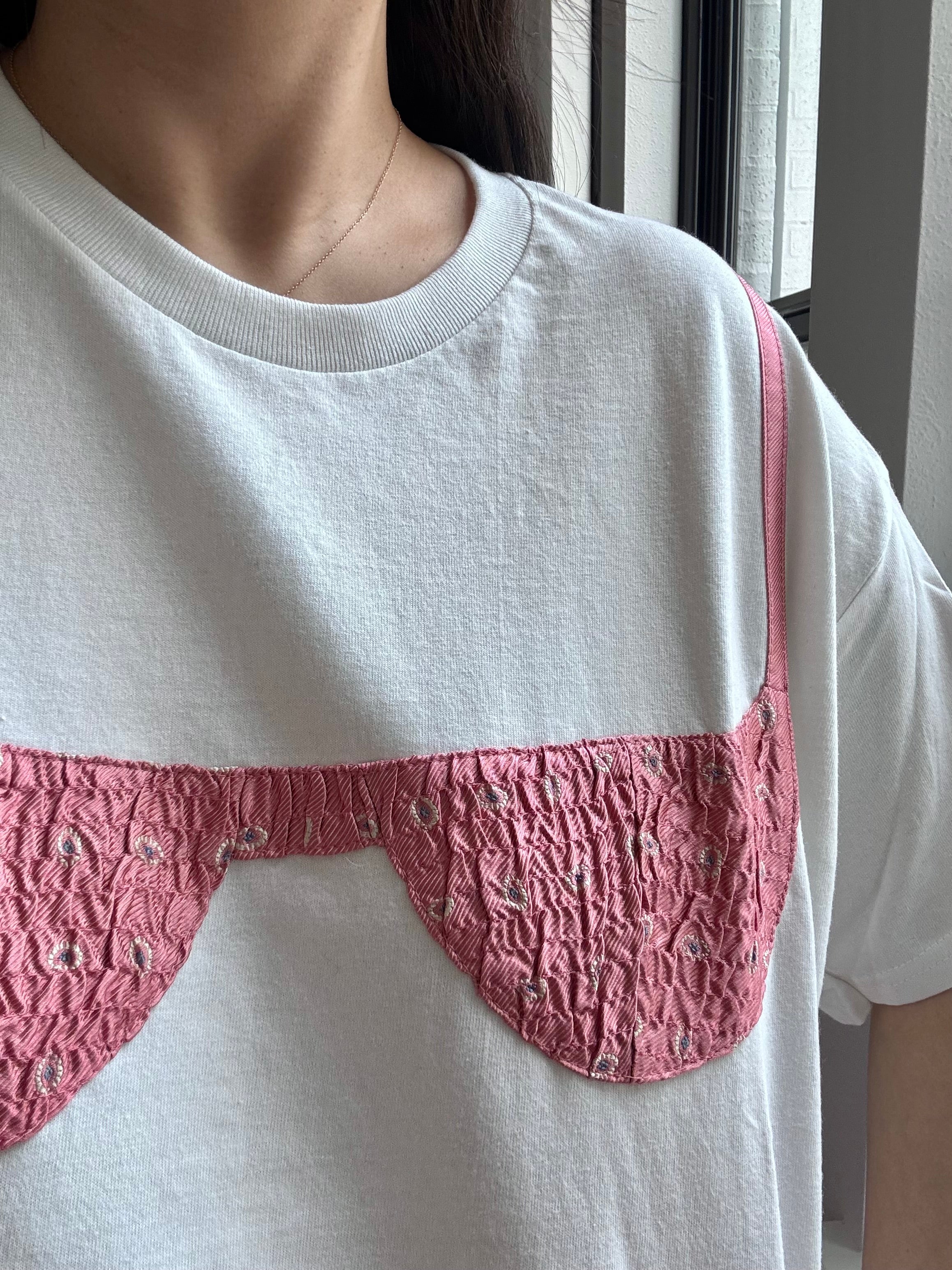 Florida Woman Appliqué T, White/Pink Paisley - Image 9