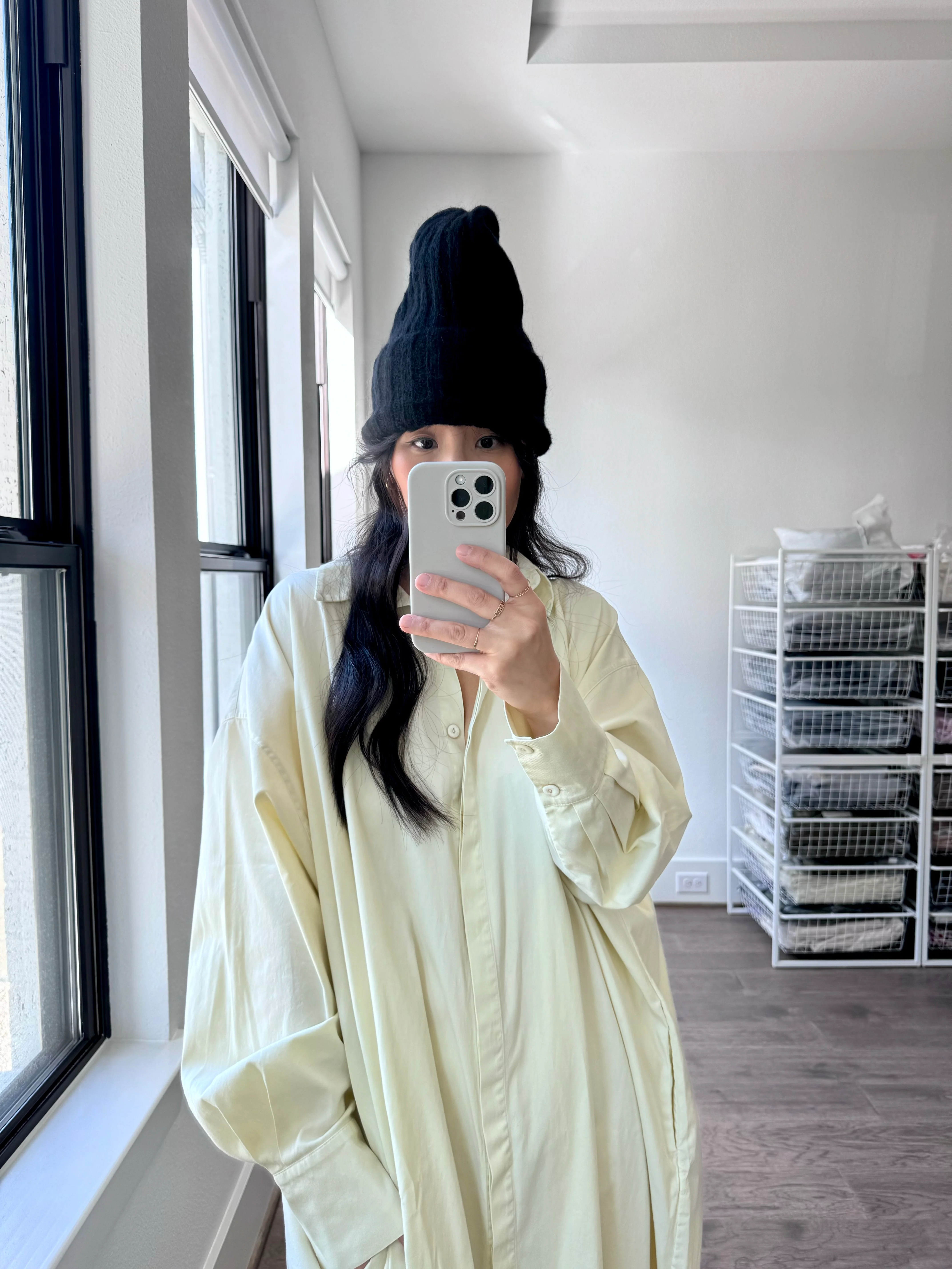 Kaftan Shirt Dress, Natural - Image 10