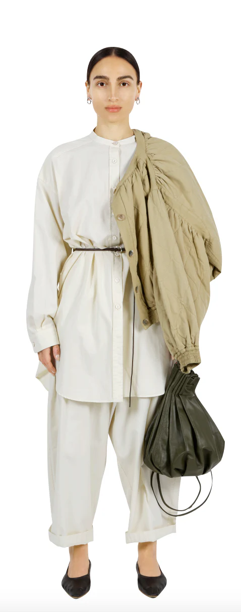 Kaftan Shirt Dress, Natural - Image 11