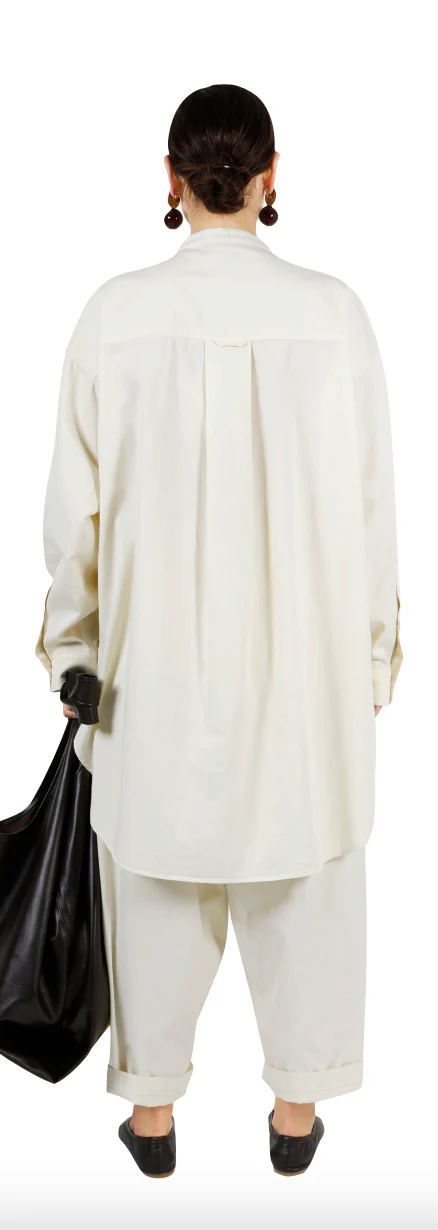 Kaftan Shirt Dress, Natural - Image 12