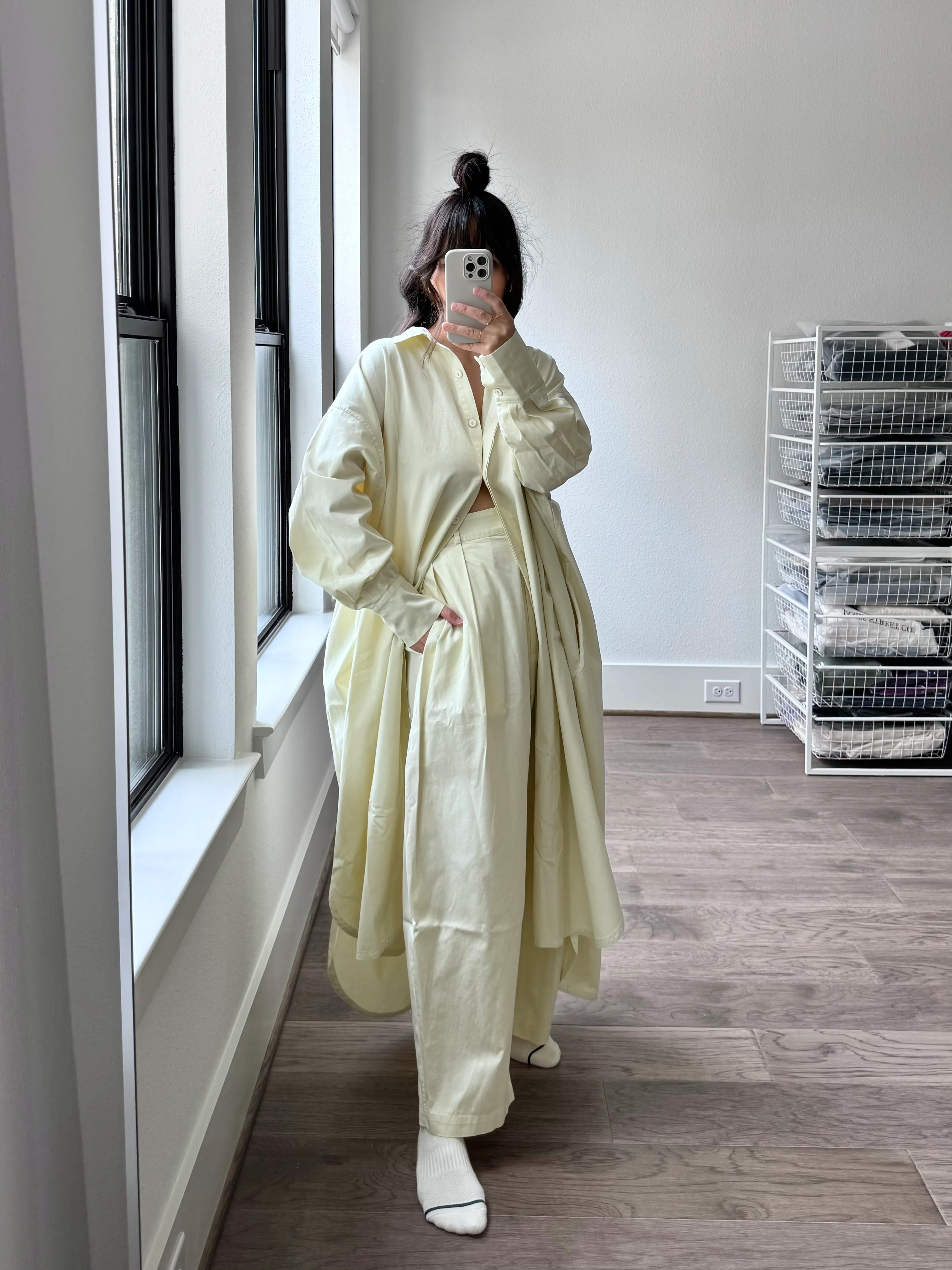 Kaftan Shirt Dress, Natural - Image 13