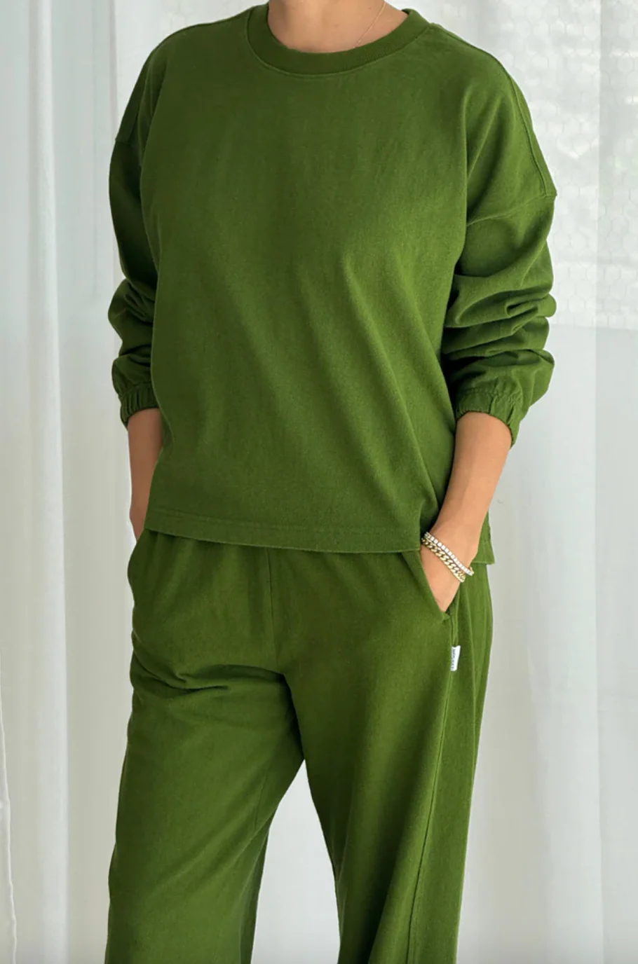 Naturelle Tee, Collard Green