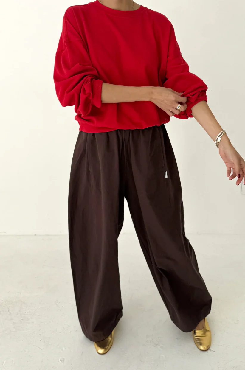 Parachute Pants, Dark Brown - Image 2