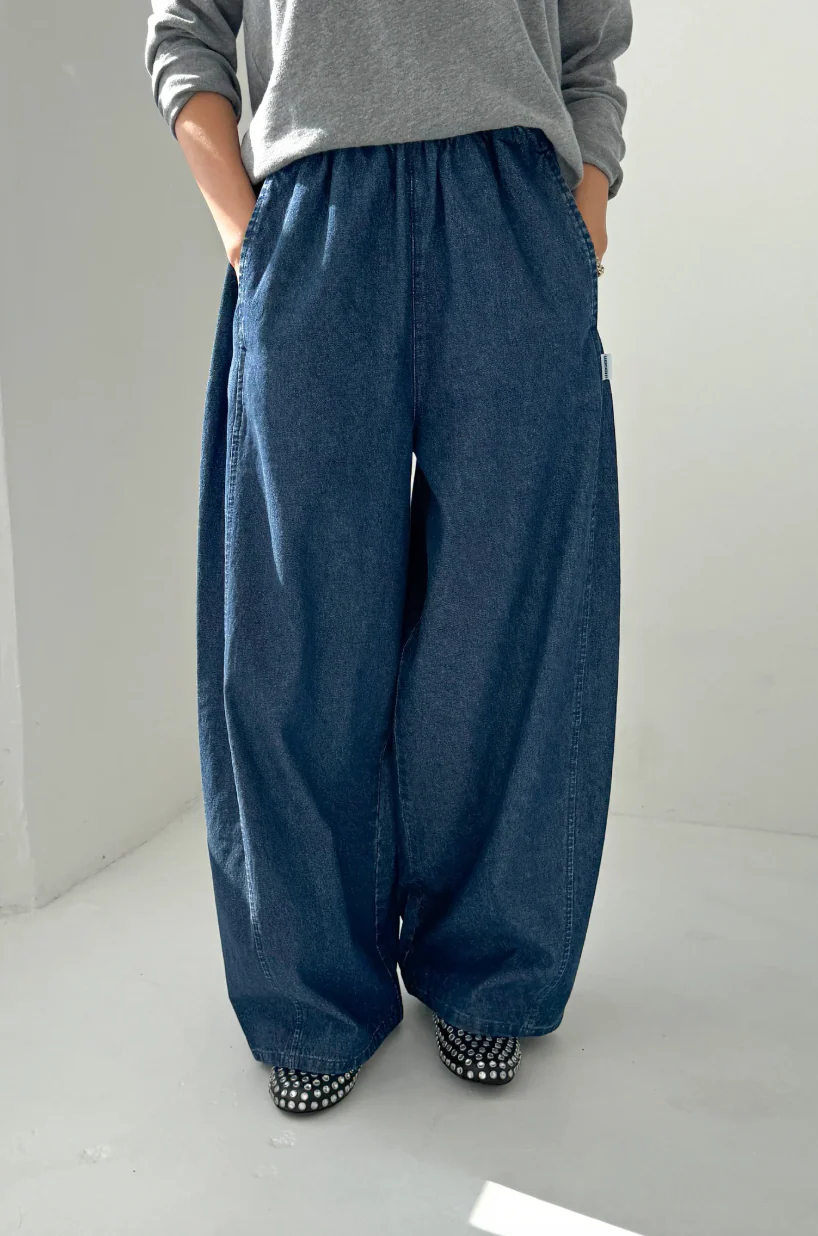 Parachute Pants, Denim Blue - Image 7