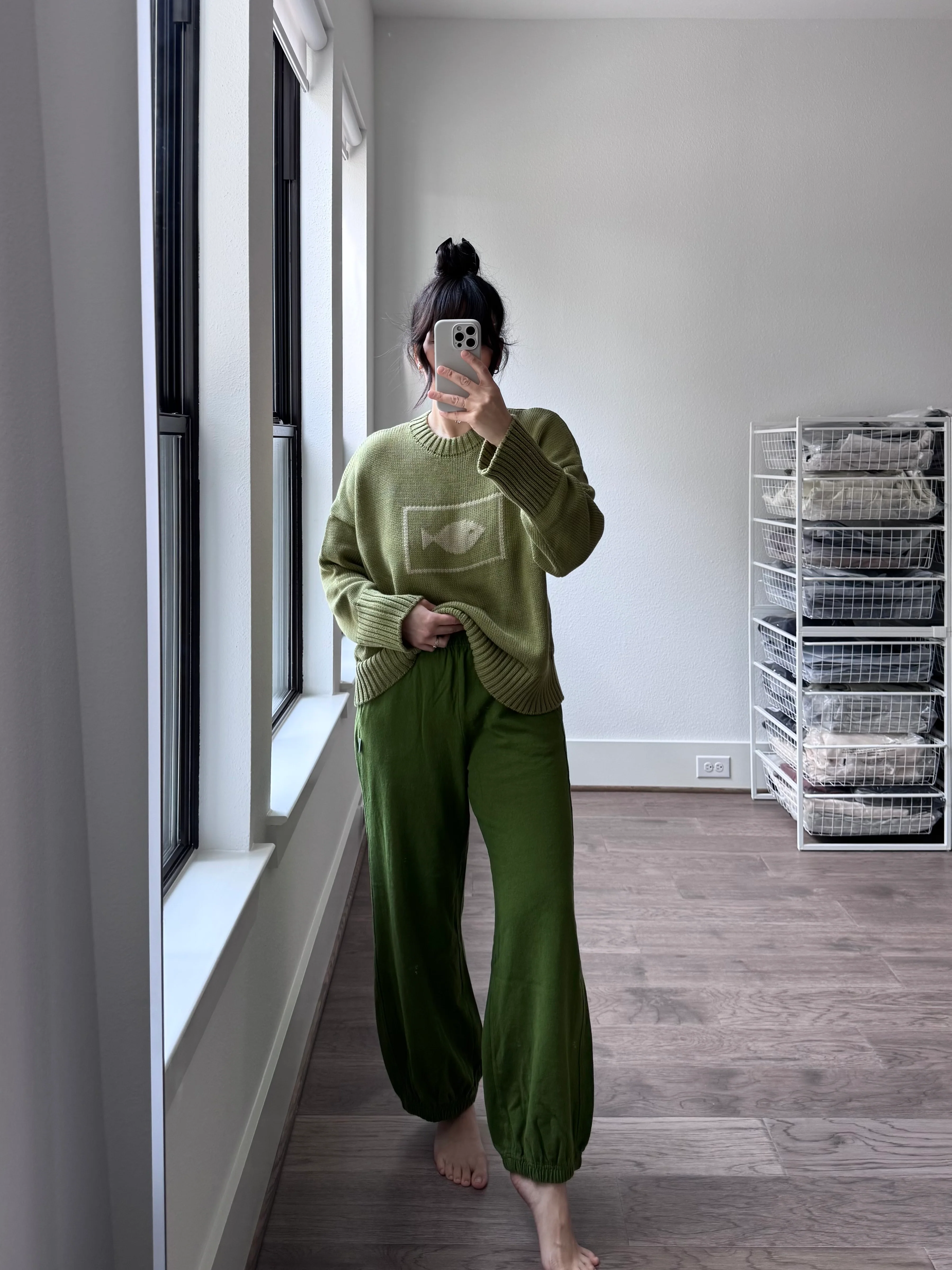 Balloon Pants, Collard Green