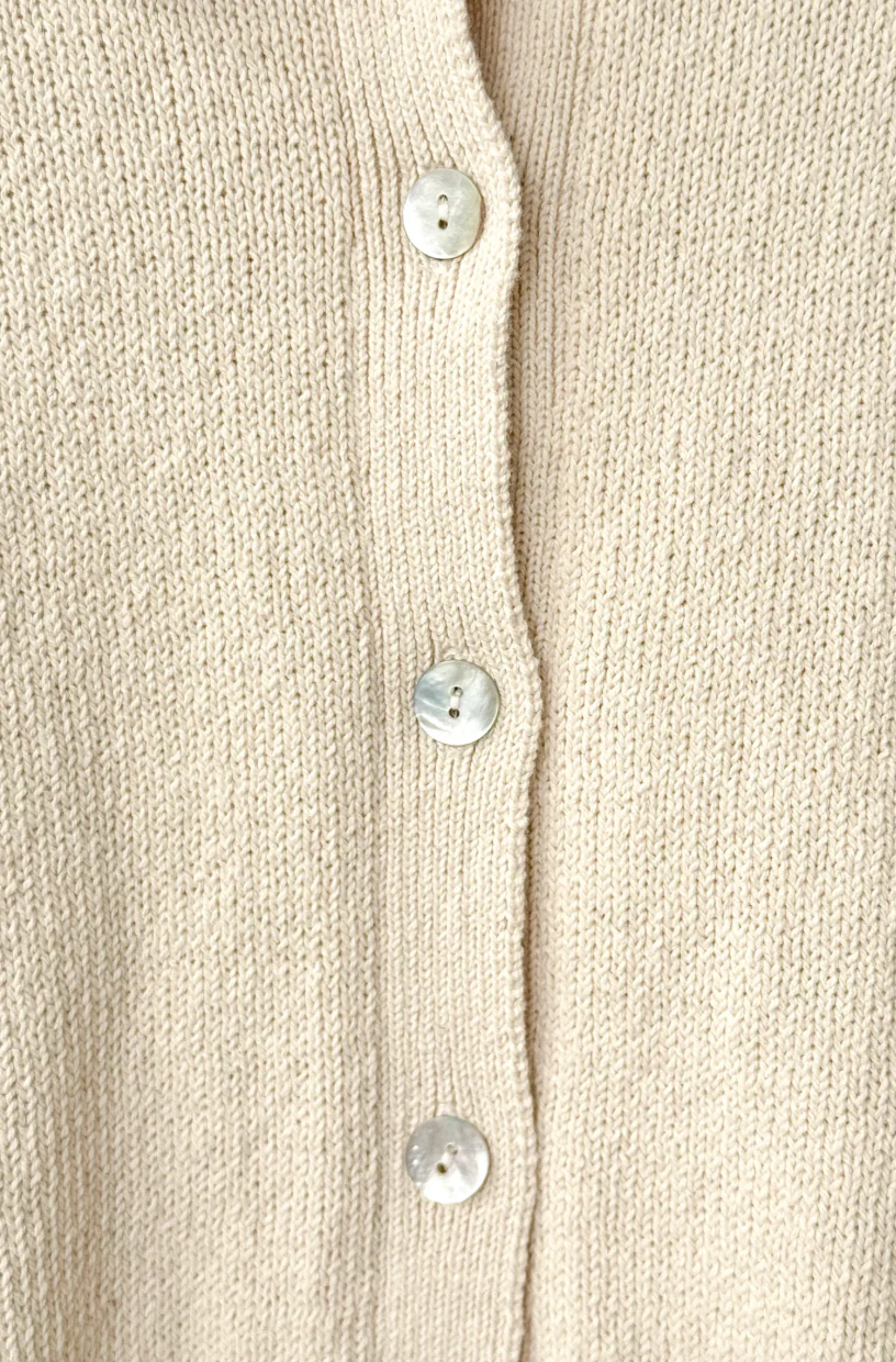 The Club Cardigan, Naturel - Image 4