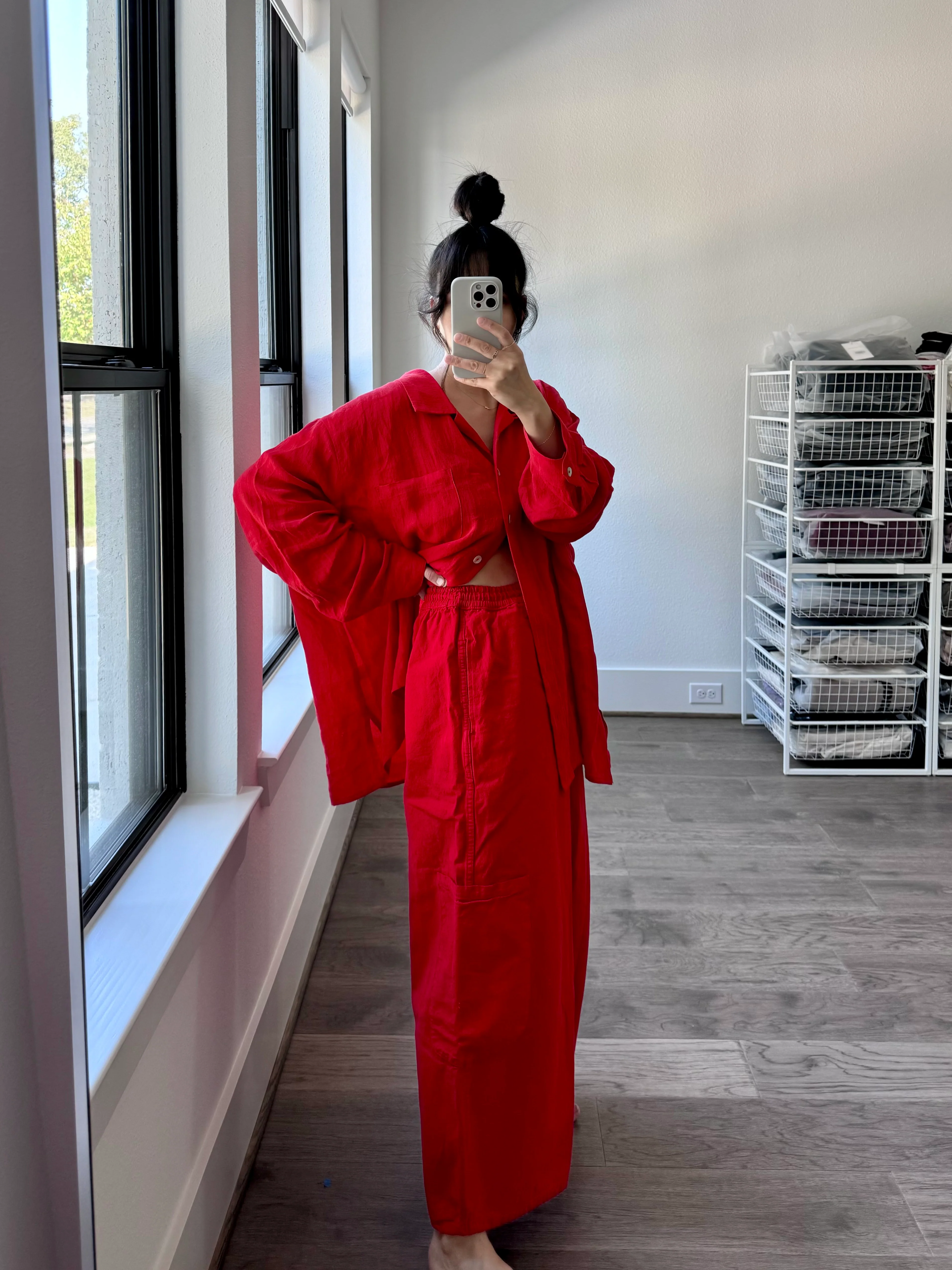 The Oxford, Lucky Red Linen (Sunchild Exclusive) - Image 12